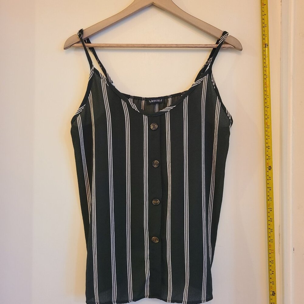 Green with white stripe top 2XL-A132